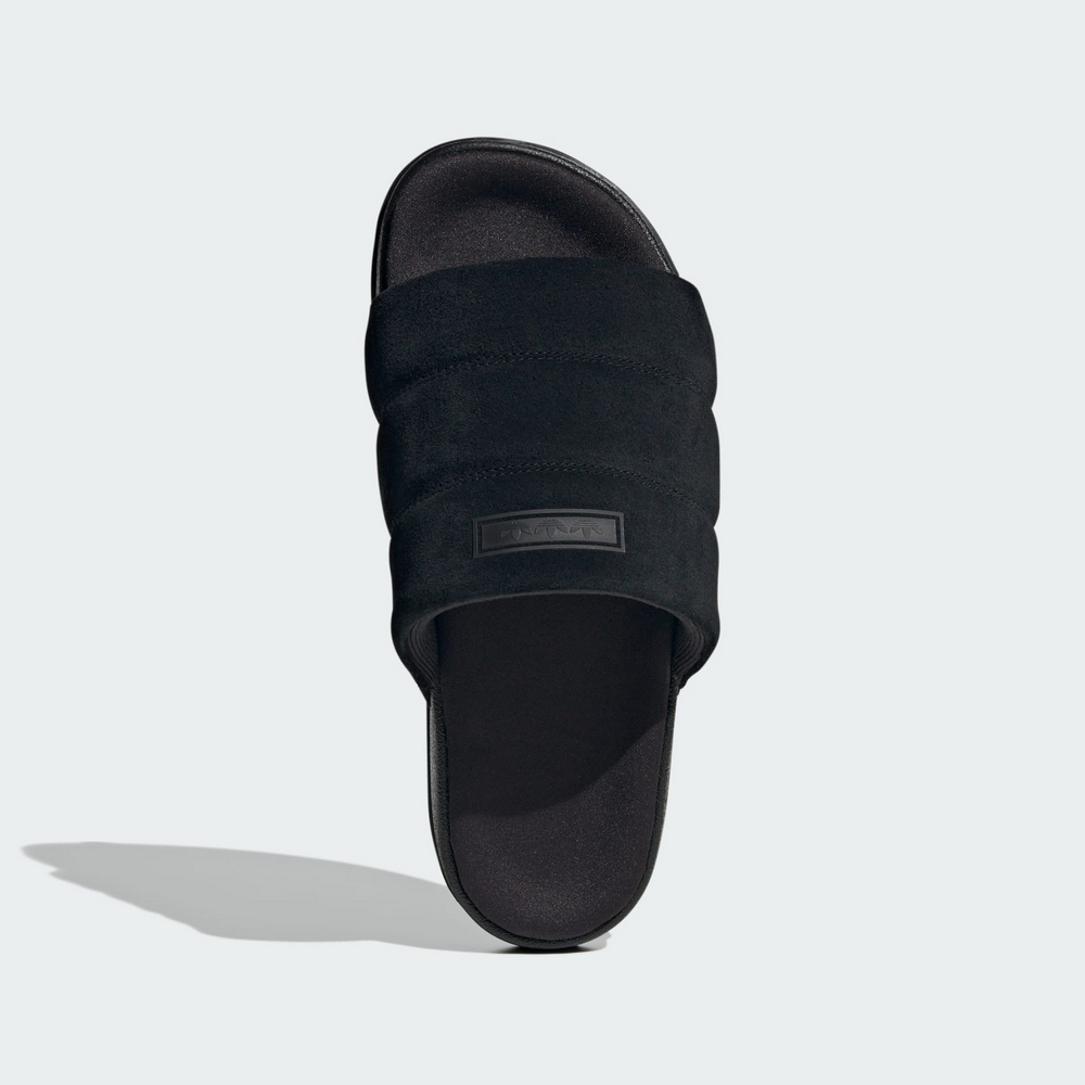 【ADIDAS】ADILETTE ESSENTIAL W Slipper 拖鞋 女鞋 黑色-IF3576