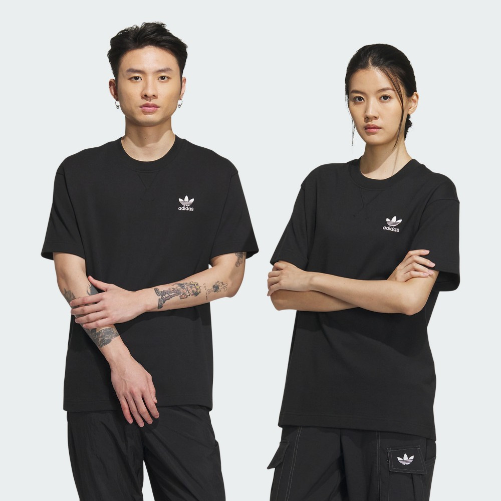 【ADIDAS】CNY新年 FF TEE 短袖上衣 男女 黑色-IX4221