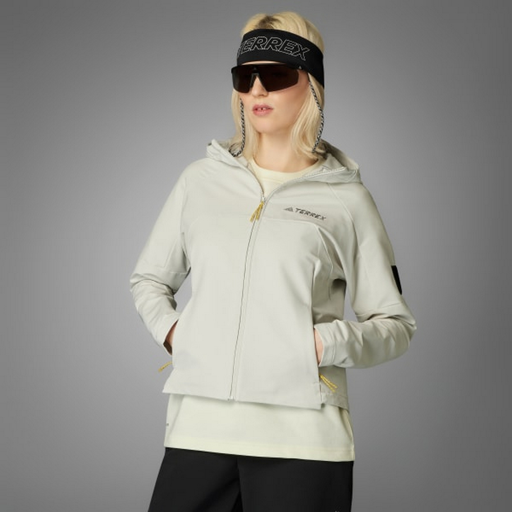 【ADIDAS】NG W DWR JKT 休閒外套 女 灰色-IX5629