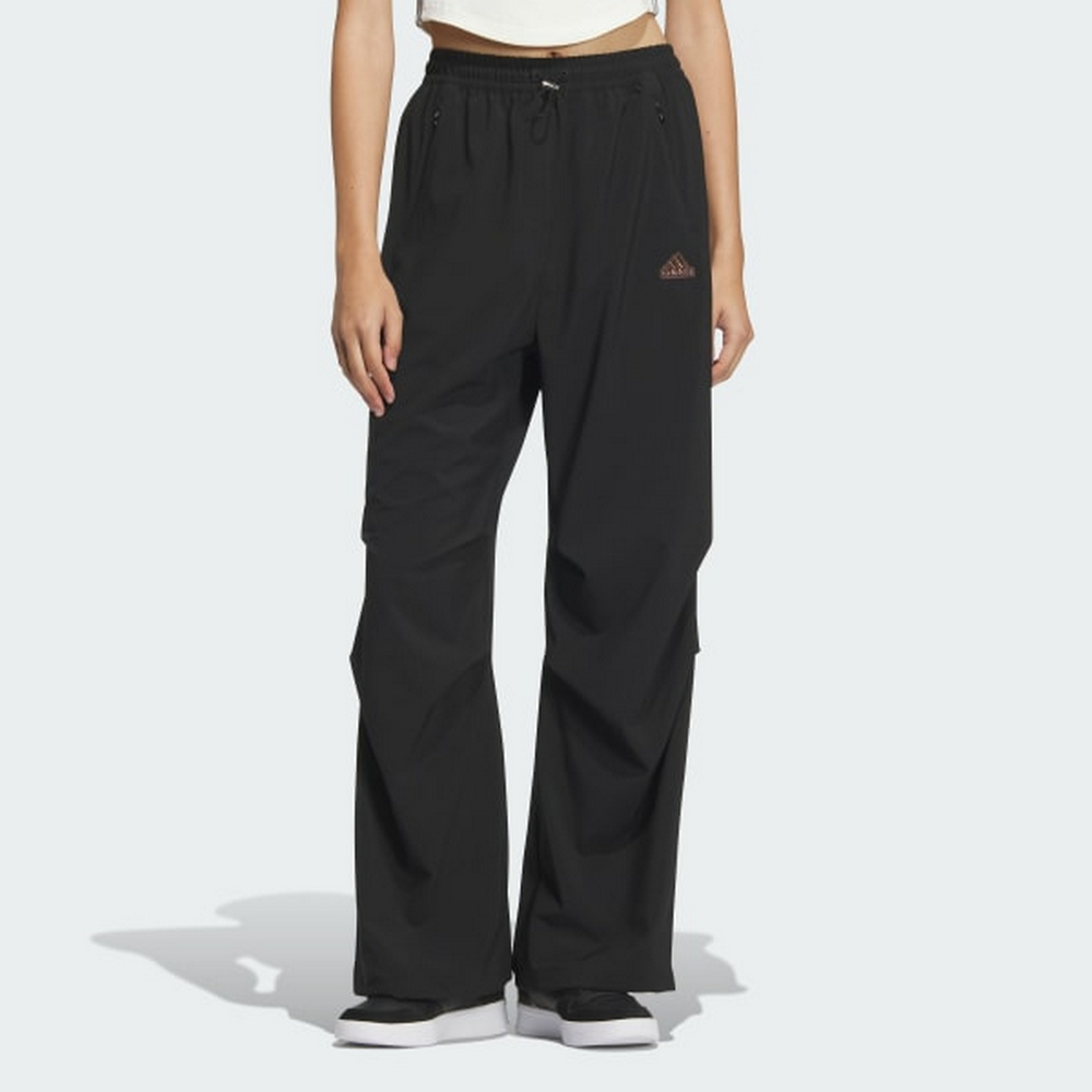 【ADIDAS】TECH PARA PNT 長褲 女 黑色-JJ1099