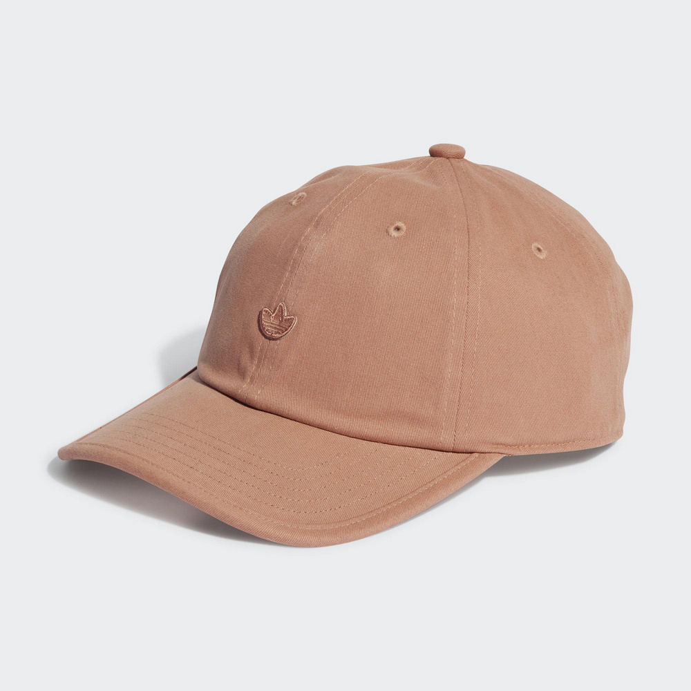 【ADIDAS】PE DAD CAP 休閒帽 運動帽 棒球帽 遮陽帽 男帽 女帽 咖啡-IC3032