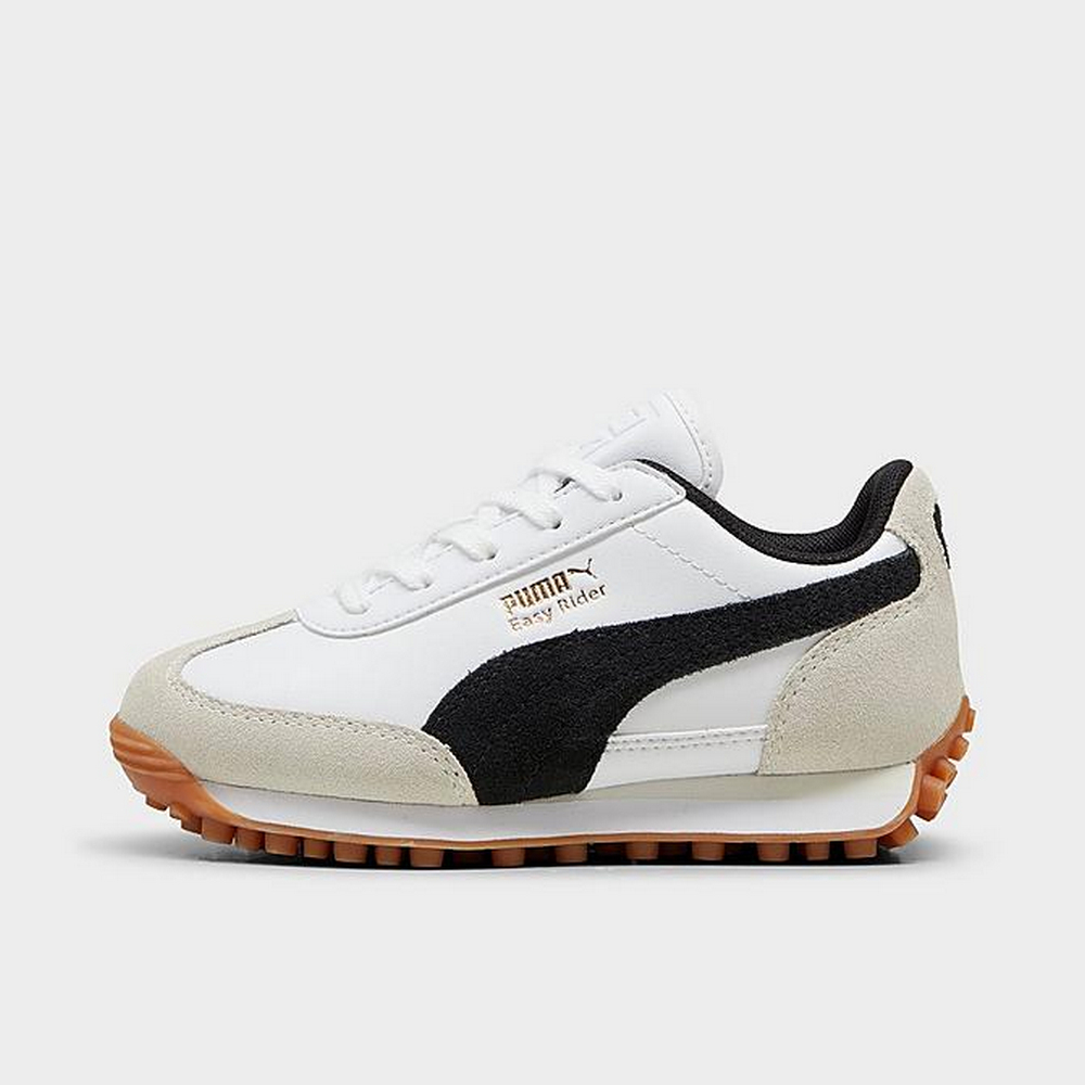 【PUMA】Easy Rider Mix PS 休閒鞋 中大童 童鞋 白黑色-39937501
