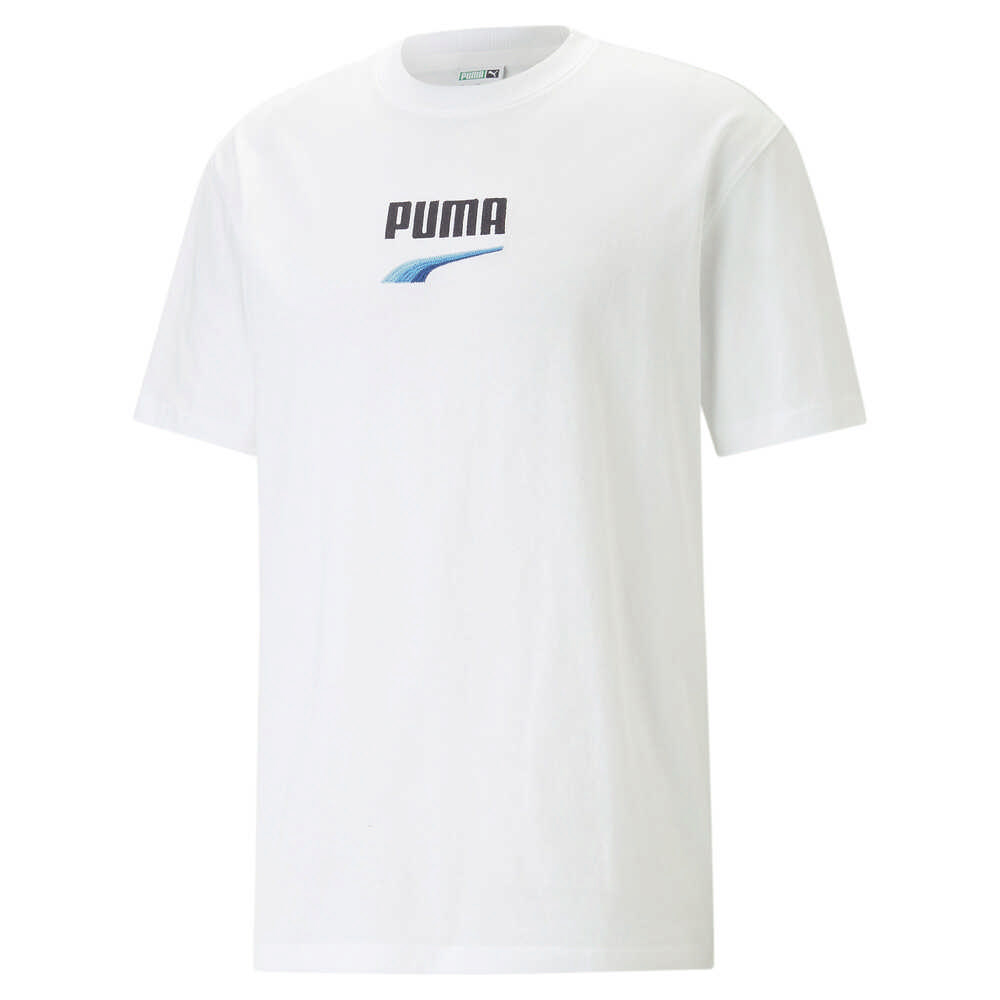 【PUMA】流行系列Downtown Logo短袖T恤 短袖上衣 男 白色-53824852