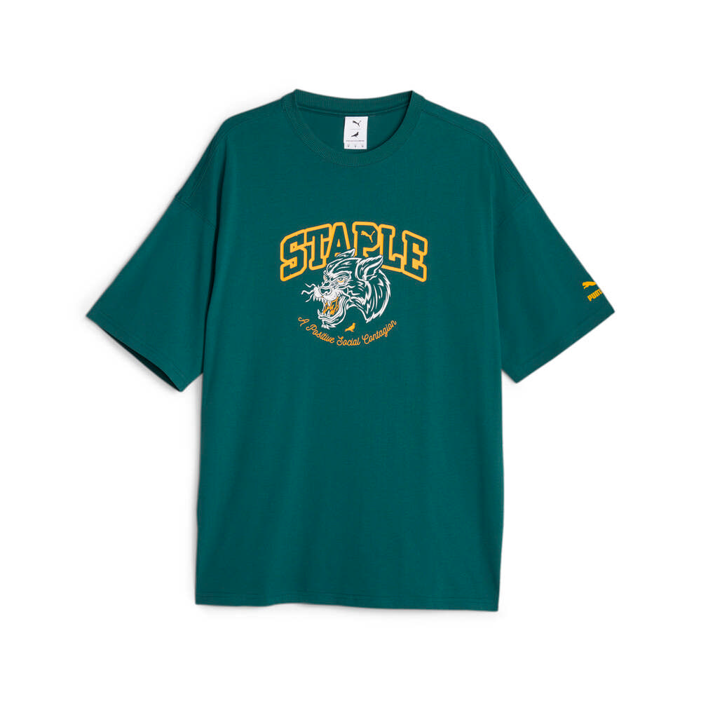 【PUMA】Staple系列 男 圖樣短袖T恤 綠-62220143