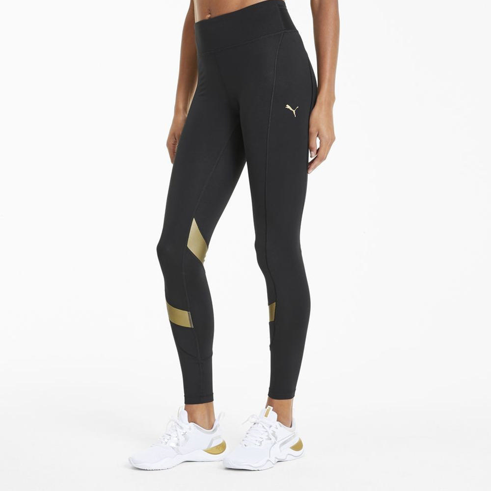 【PUMA】訓練系列 女 Metal Splash緊身褲(F)-65693501