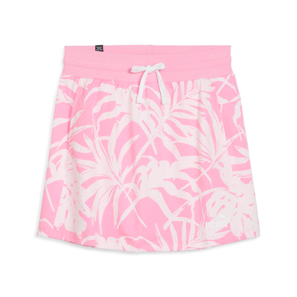 【PUMA】基本系列Palm Resort印花5吋短裙(F) 短裙 女 粉色-68300930