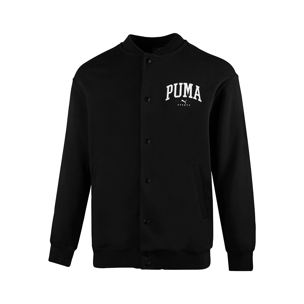 【PUMA】基本系列Squad立領外套(M) 休閒外套 男 黑色-62917301
