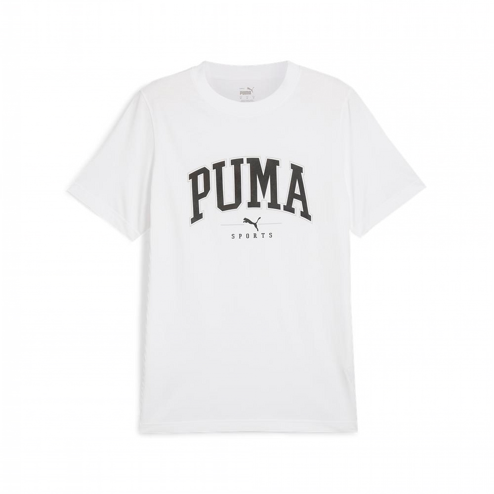 【PUMA】基本系列Squad短袖T恤(M) 短袖上衣 男 白色-68179102