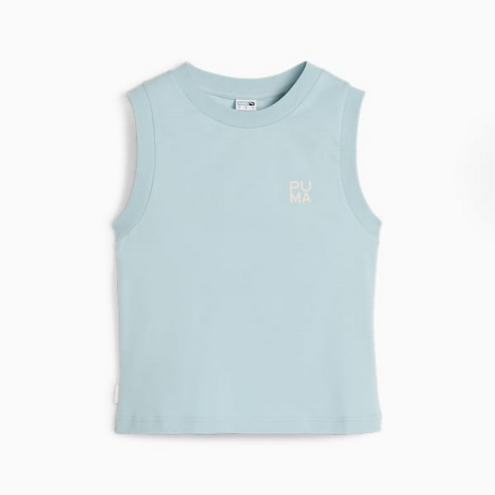 【PUMA】流行系列Infuse合身休閒背心(F) 背心上衣 女 藍色-62430822