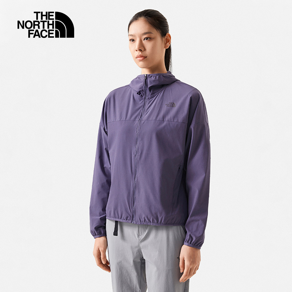 【The North Face】女 防風防曬連帽外套-NF0A7WCPN14