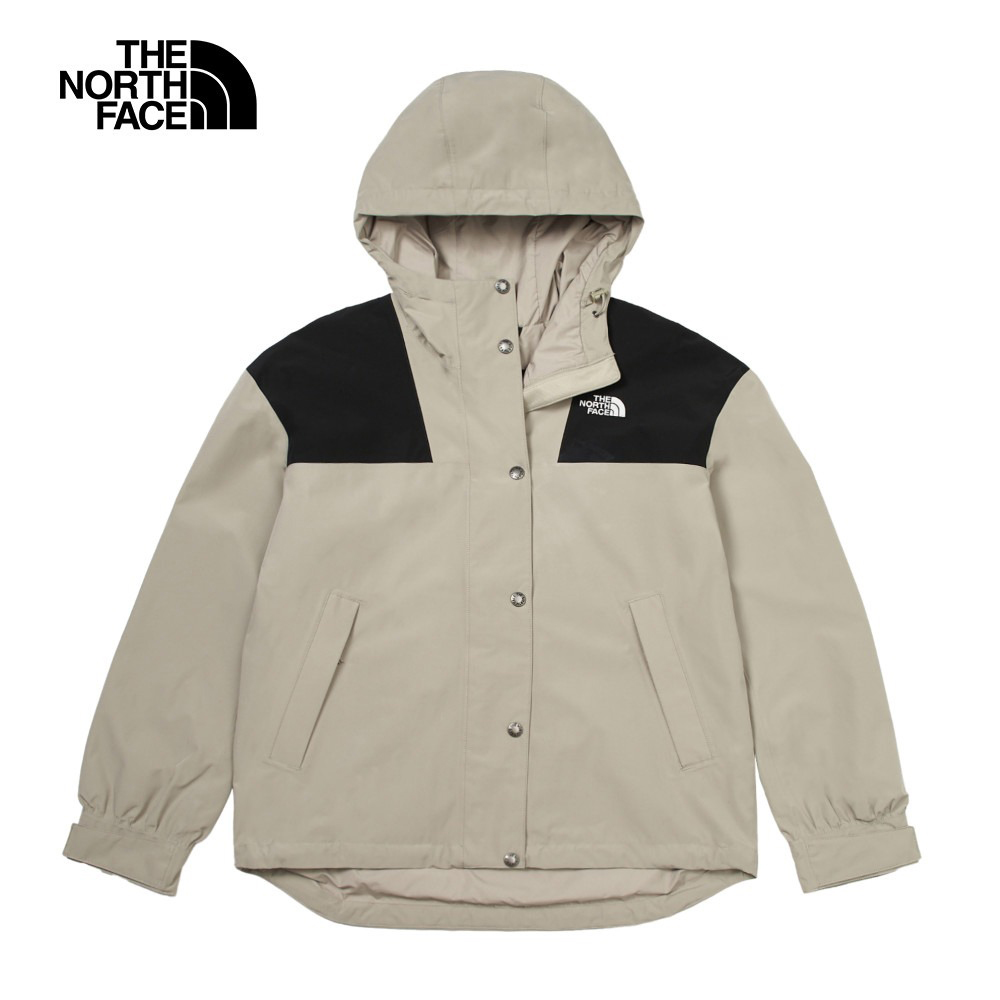 【The North Face】女 防水透氣連帽衝鋒外套-NF0A7QSI5IF