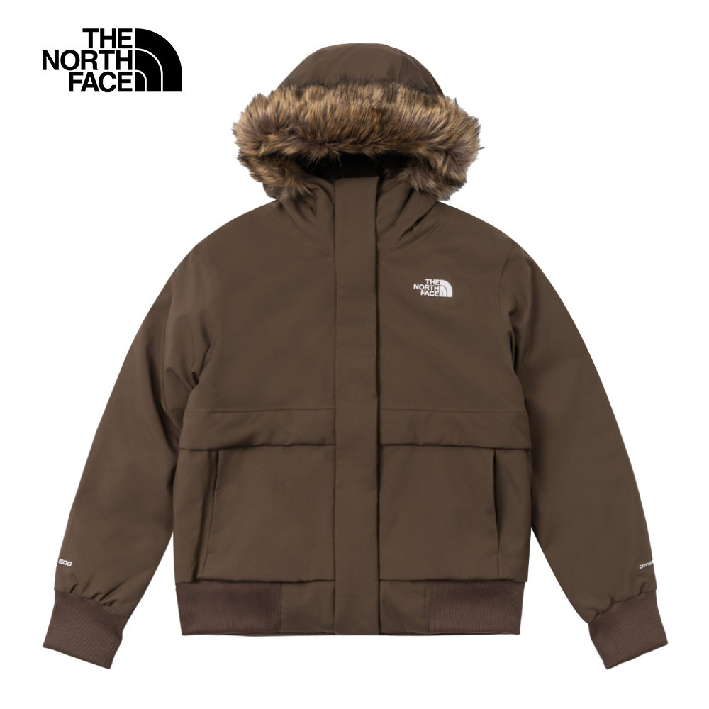 【The North Face】女 防水透氣連帽羽絨外套-NF0A83SV1OI