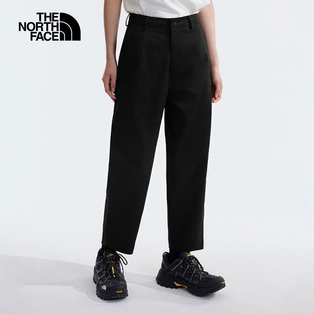 【The North Face】女 吸濕排汗防曬高腰休閒褲-NF0A89YGJK3