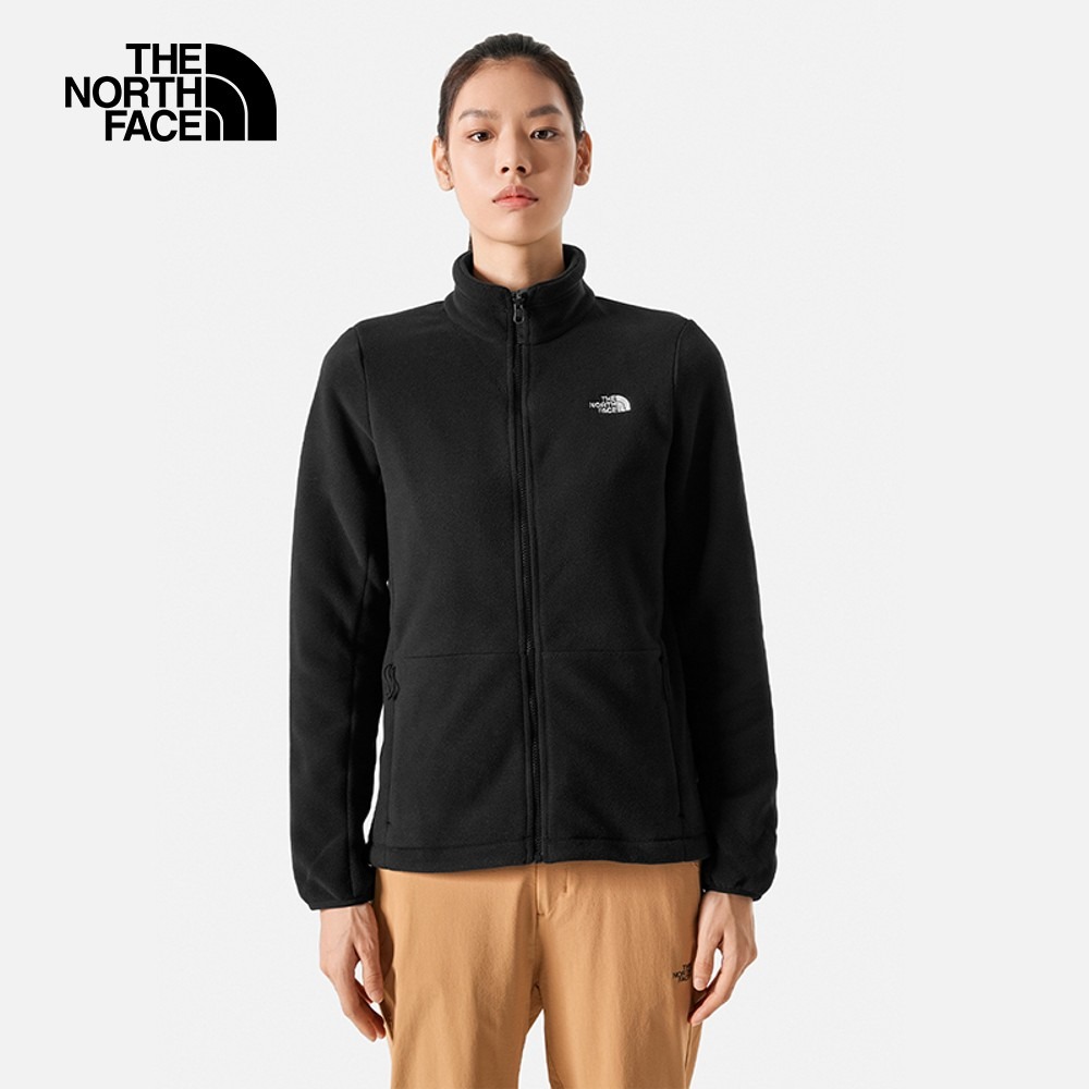 【The North Face】女 立領抓絨外套-NF0A83OLJK3