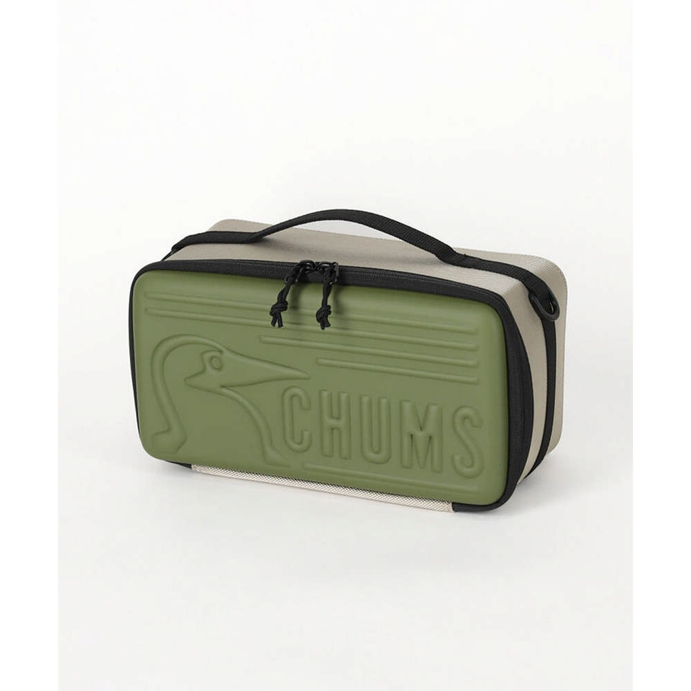 【CHUMS】Multi Hard Case M收納盒M 橄欖綠/灰色-CH621823M103