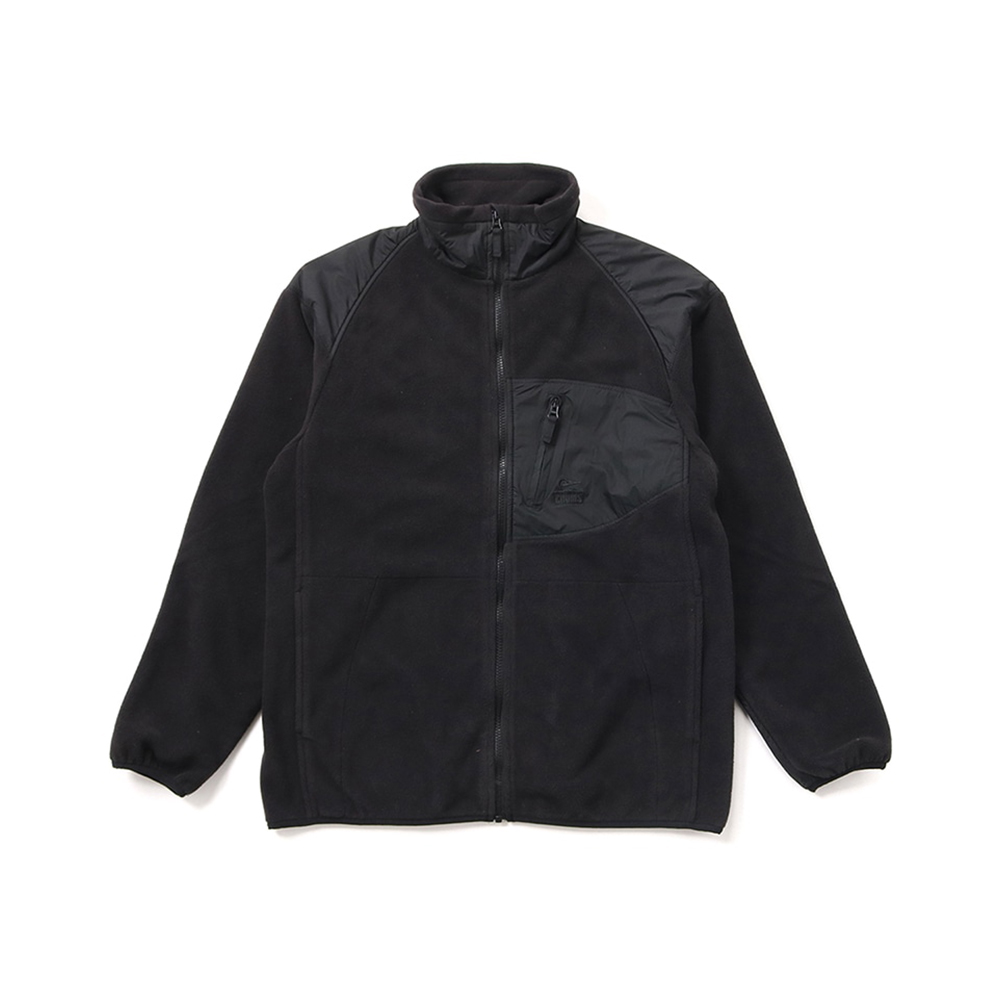 【CHUMS】男 Recycle Chumley Fleece Jacket刷毛外套 黑色