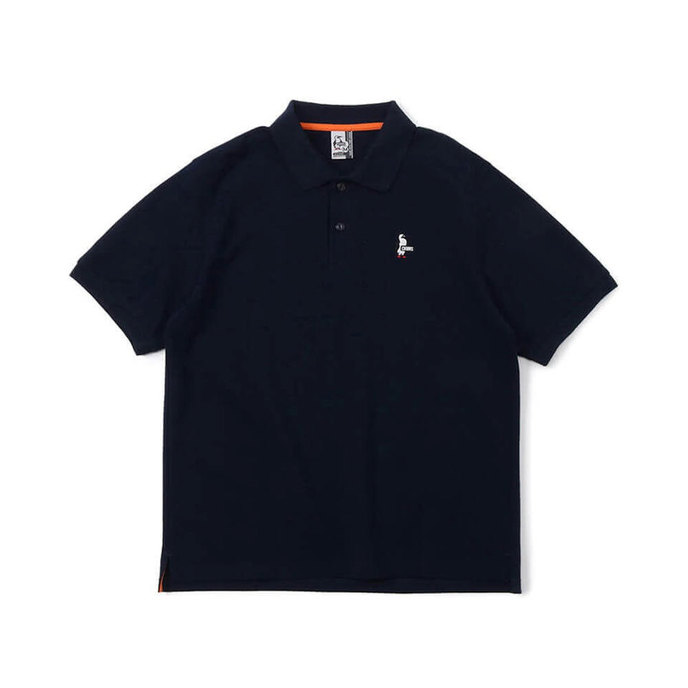 【CHUMS】男 Booby Polo Shirt短袖POLO 深藍-CH021190N001