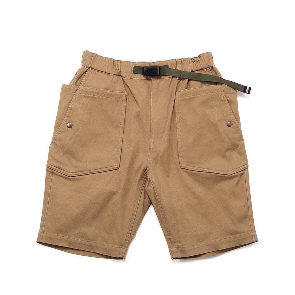 【CHUMS】男 Stretch Camping Shorts短褲 淺棕色-CH031323B001