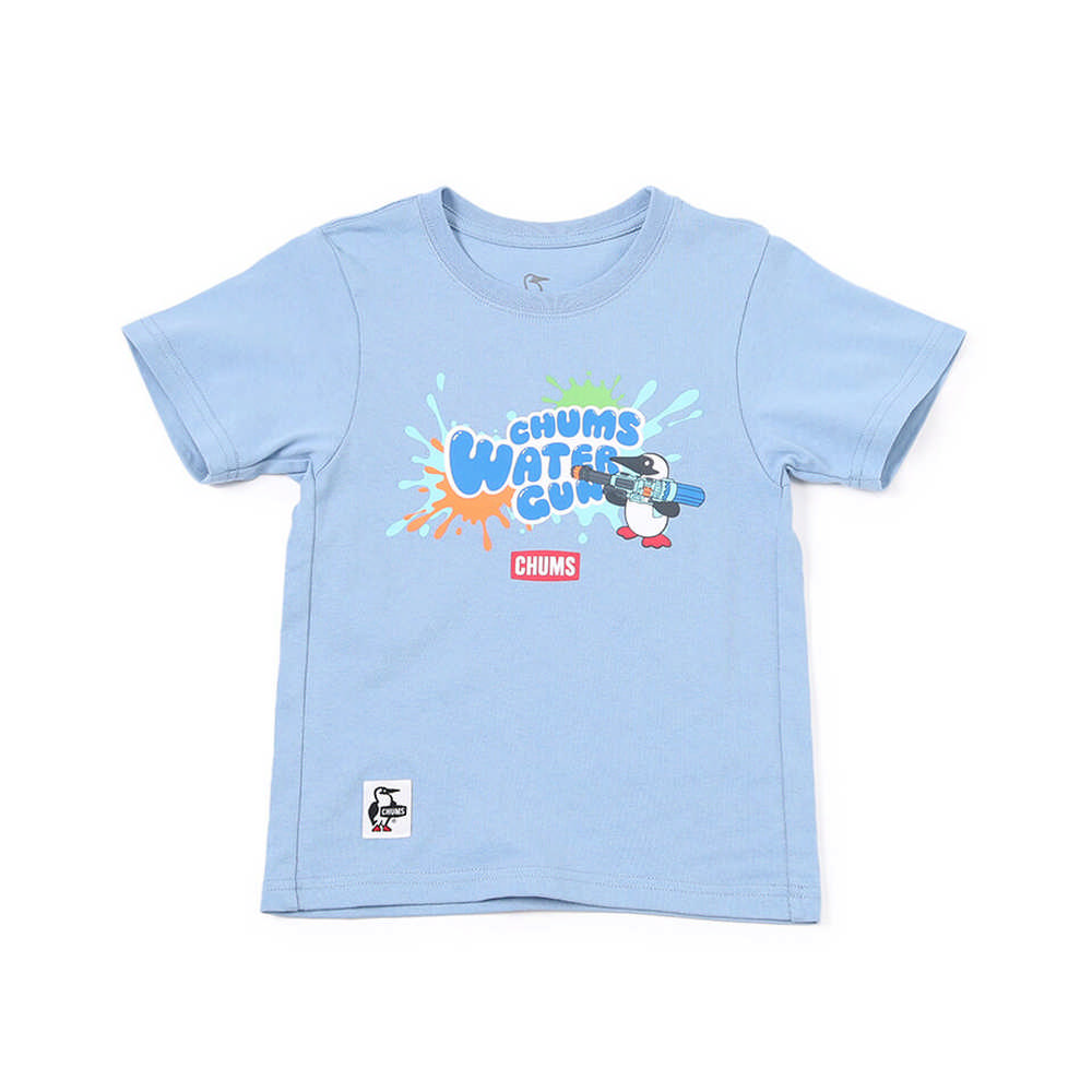 【CHUMS】Kids Water Gun T短袖上衣 天空藍-CH211322A056