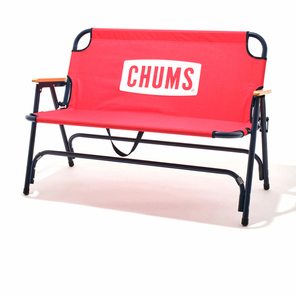 【CHUMS】CHUMS Back with Bench折疊椅 紅/深藍-CH621595R028