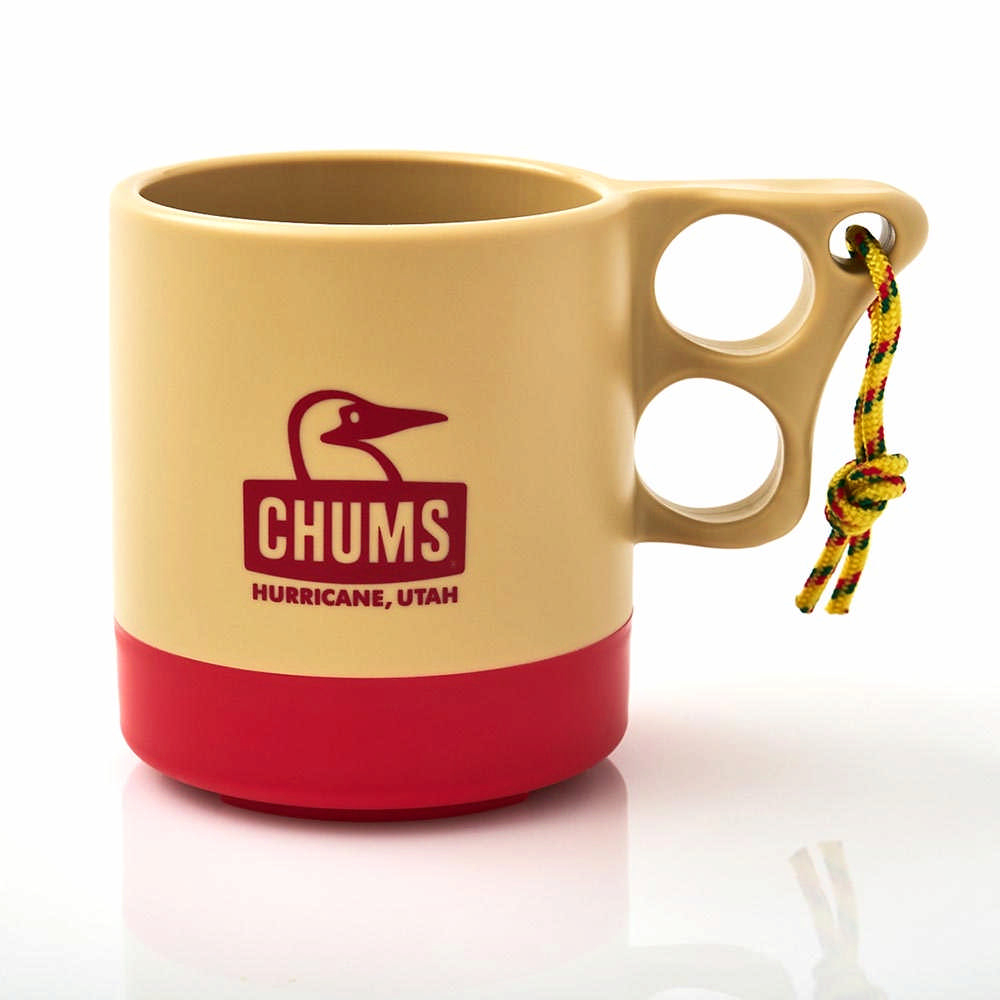 【CHUMS】Camper Mug Cup 露營馬克杯 棕/紅-CH621244B053