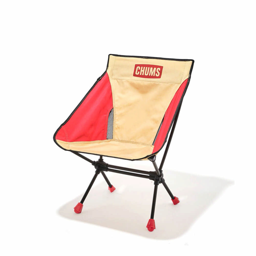 【CHUMS】Compact Chair Booby Foot 便攜露營椅 棕/紅-CH621598B044