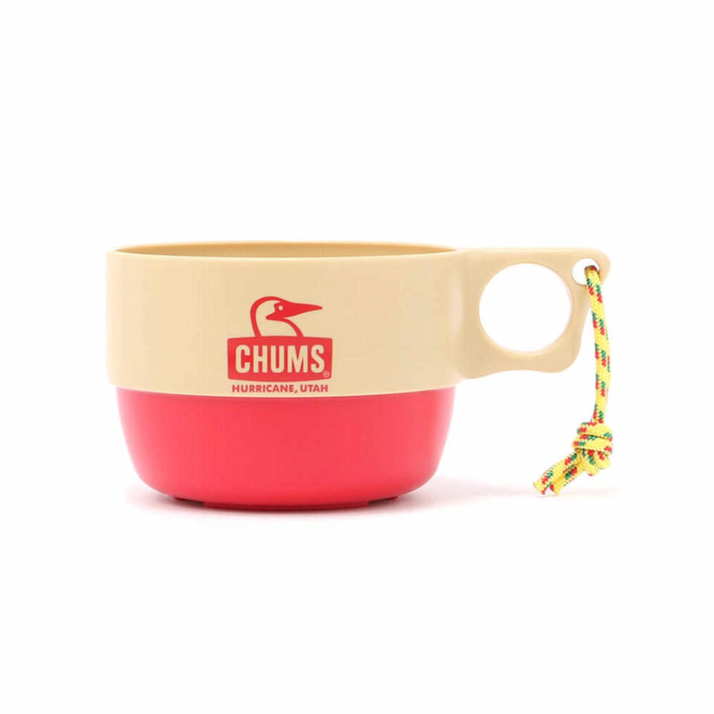 【CHUMS】Camper Soup Cup湯杯 350ml 米/紅-CH621733B053