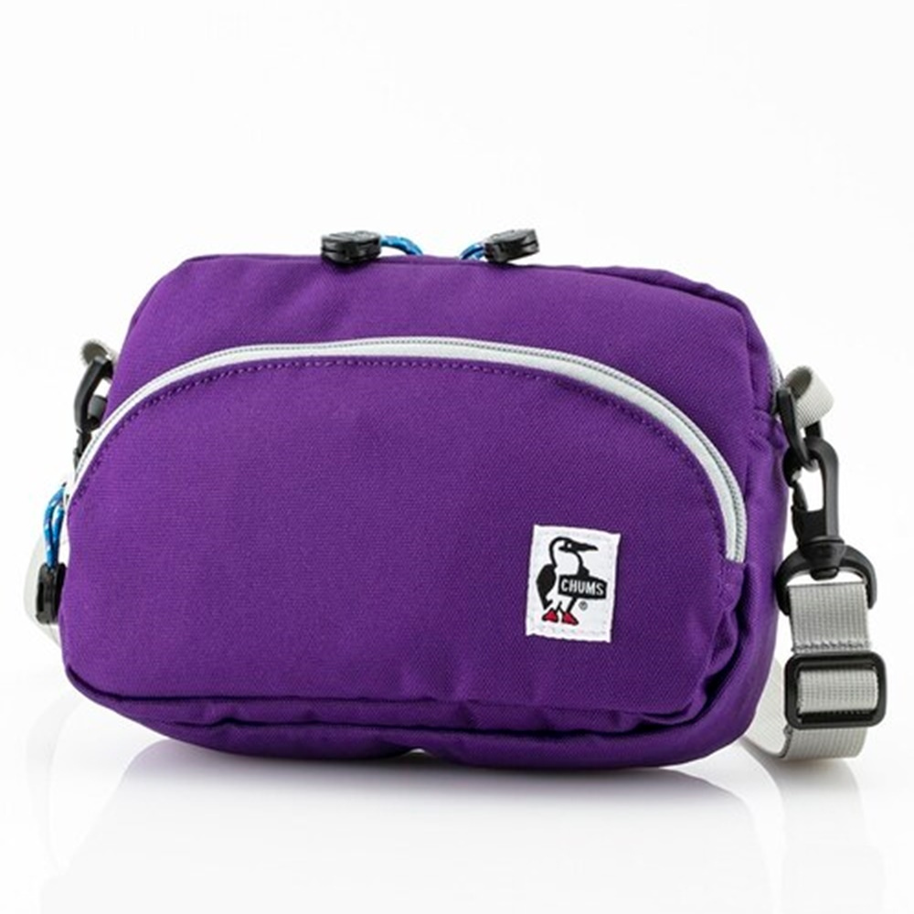 【CHUMS】Eco Shoulder Pouch Ⅱ肩背包 紫色 男包 女包 側背包-CH602525P001