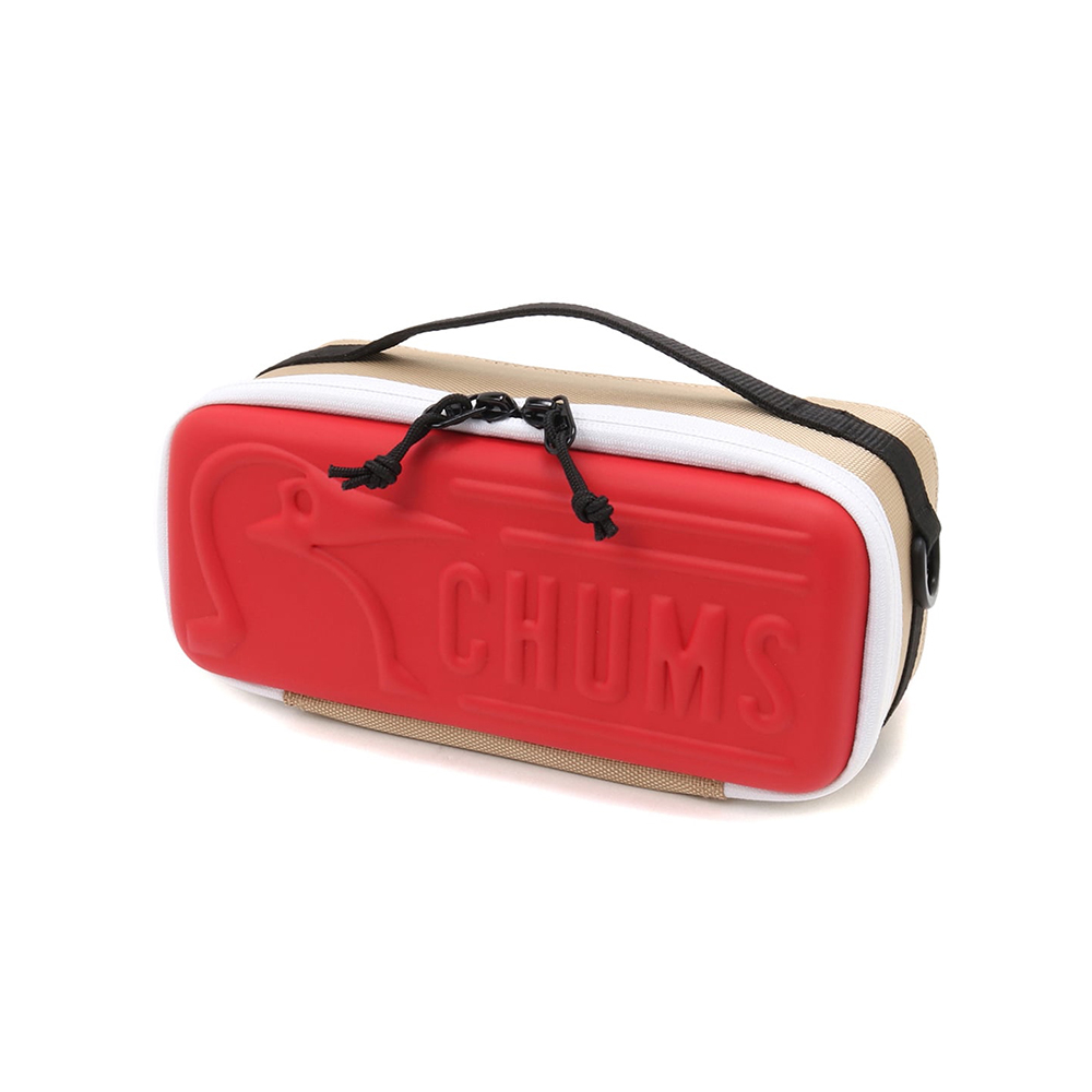 【CHUMS】Multi Hard Case S收納盒 米/紅 男包 女包 其他包款-CH621822B044