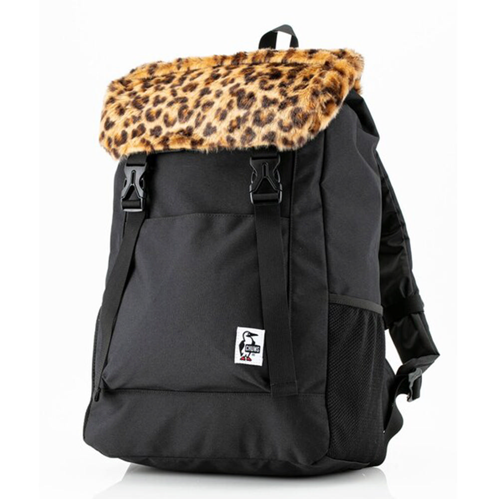 【CHUMS】Leopard Flap Day Pack 男女 後背包 豹紋-CH603042Z177