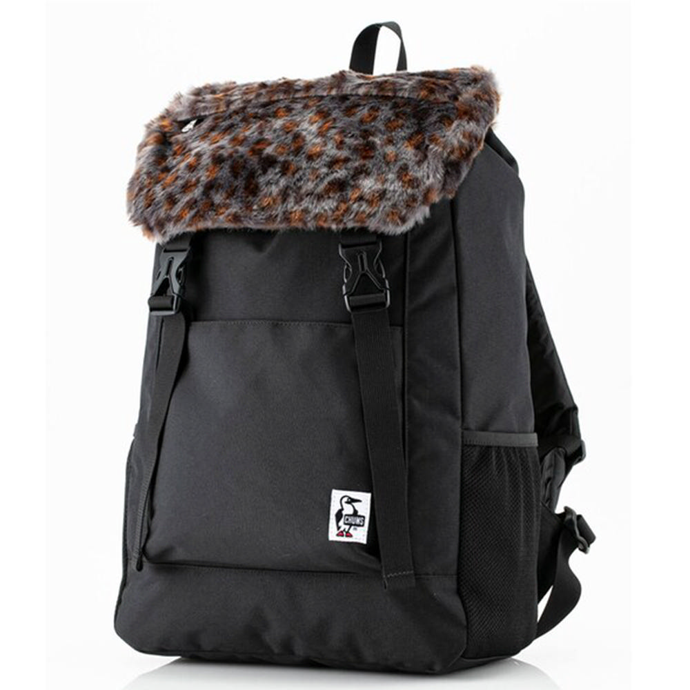 【CHUMS】Leopard Flap Day Pack 男女 後背包 灰豹-CH603042Z178