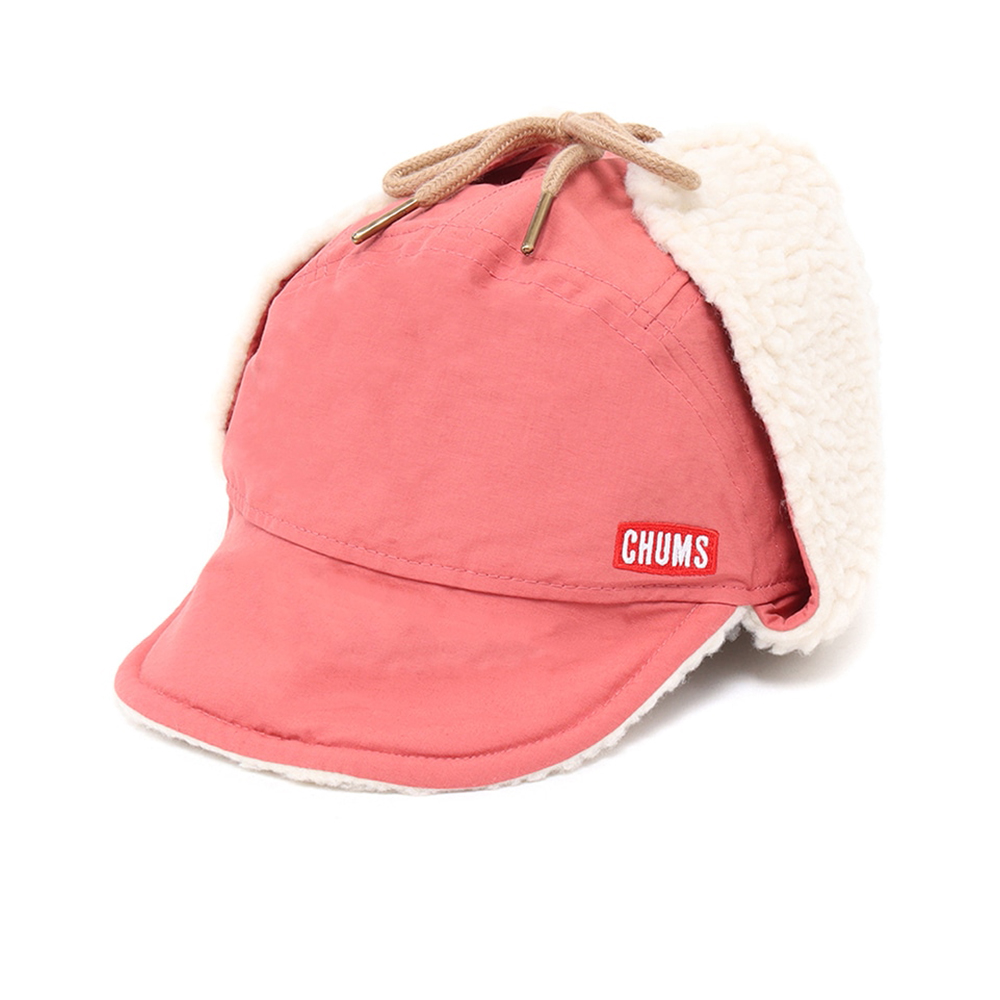 【CHUMS】Camping Boa Russian Cap飛行保暖帽 灰粉紅