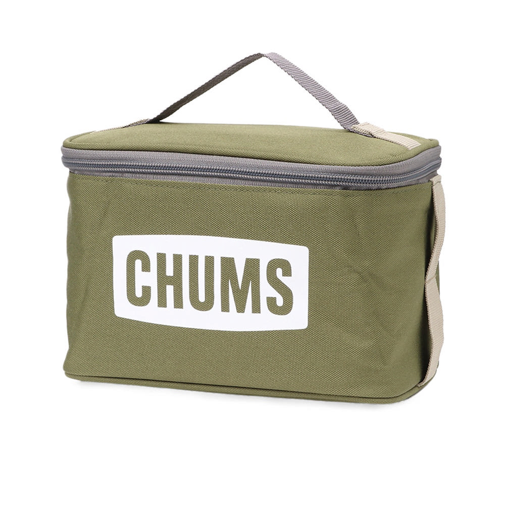 【CHUMS】Logo Spice Case調味瓶收納袋 卡其綠-CH603771M022