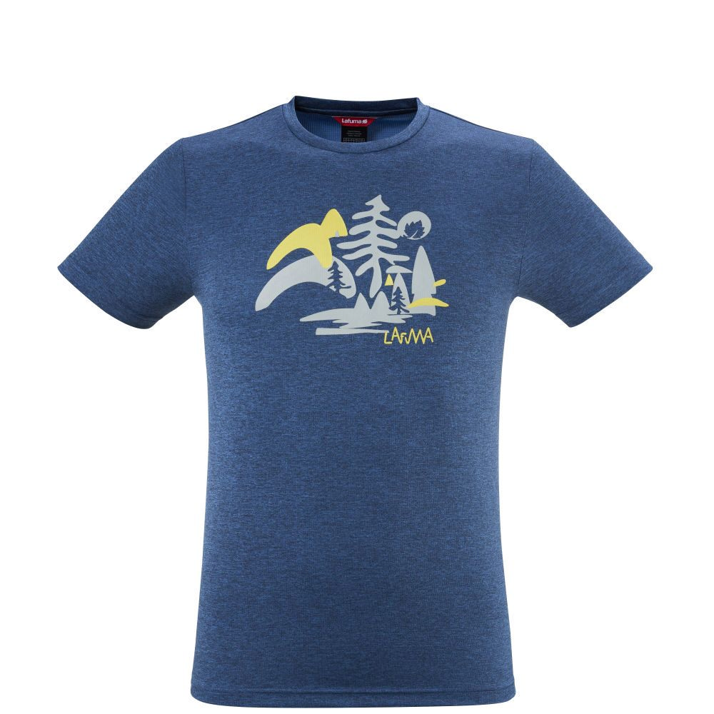 【Lafuma】SHIFT TEE 男 短袖排汗衣 深藍-LFV122698598