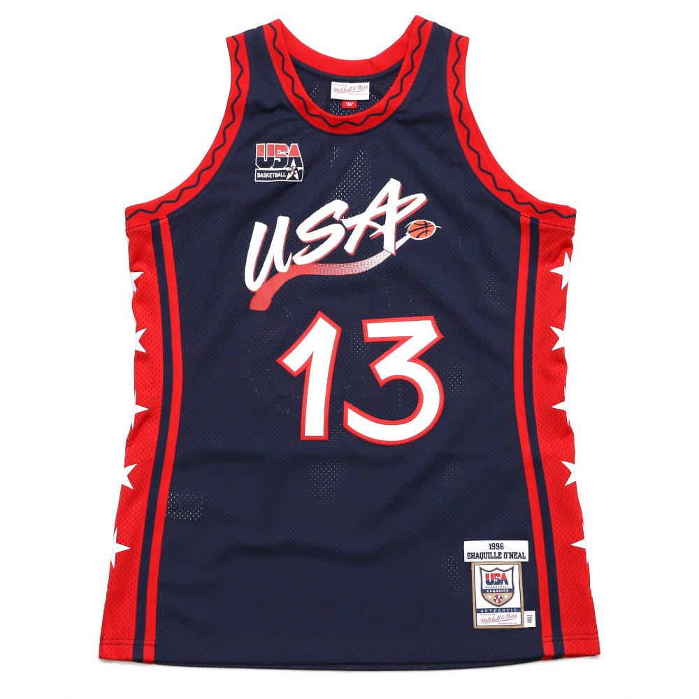 【Mitchell & Ness】 Authentic球員版復古球衣 96 Dream Team #13 Shaquille O'Neal