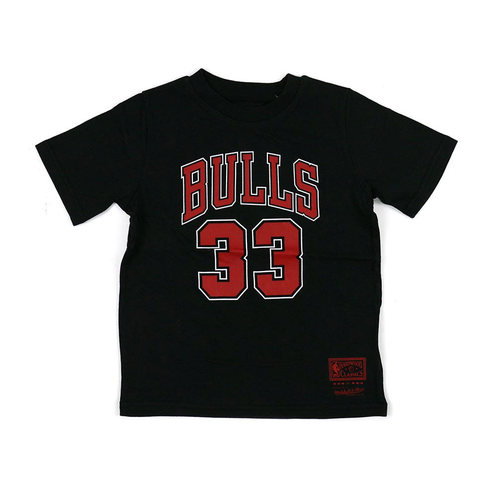M&N NBA 兒童 N&N 短袖上衣 公牛隊 #33 Scottie Pippen