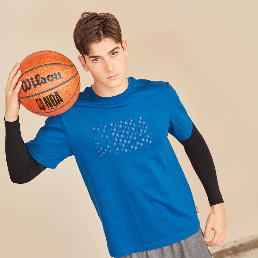 【NBA】基本版 經典LOGO 短袖上衣-3425101782