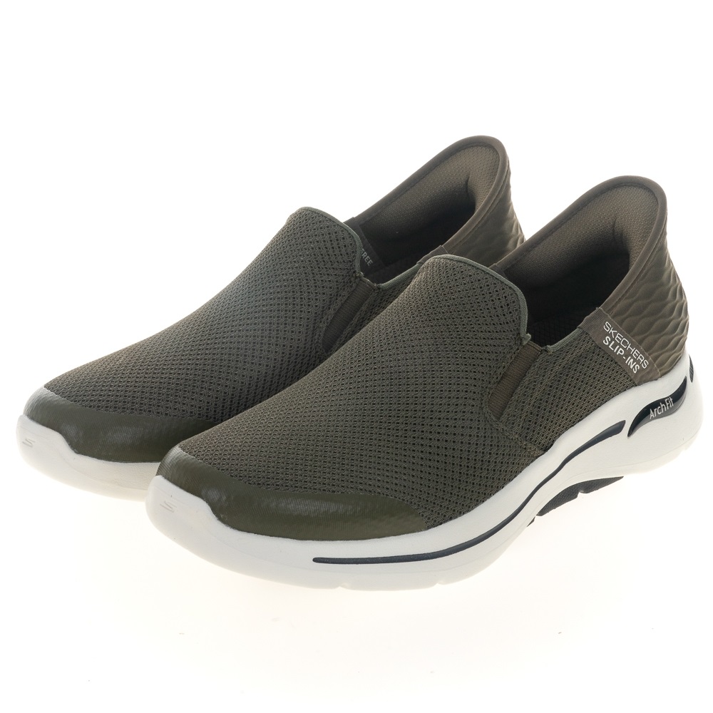 【SKECHERS】瞬穿舒適科技 GO WALK ARCH FIT 男 休閒鞋-216259OLV