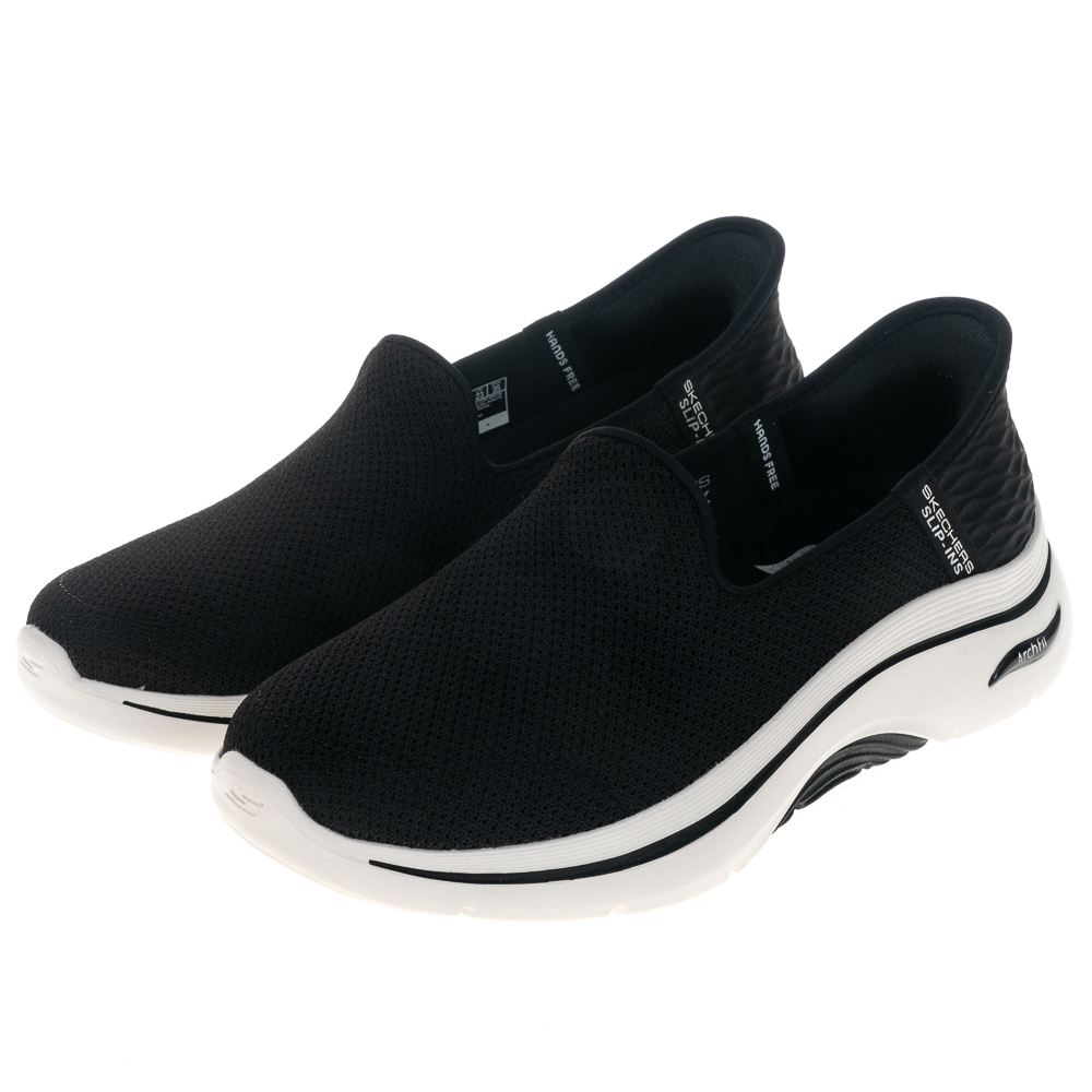 【SKECHERS】瞬穿舒適科技 GO WALK ARCH FIT 2.0 寬楦款 女鞋-125315WBKW