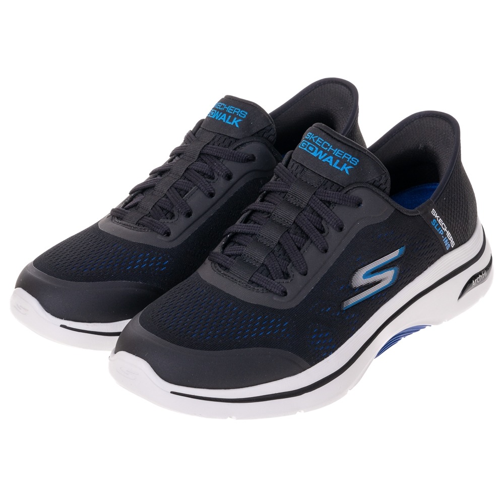 【SKECHERS】男 瞬穿舒適科技 GO WALK ARCH FIT 2.0 健走鞋-216604BKBL