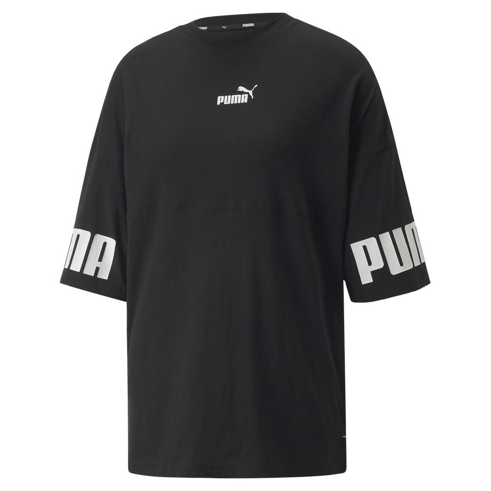 【PUMA官方旗艦】基本系列Puma Power撞色短袖T恤 女性 84995001