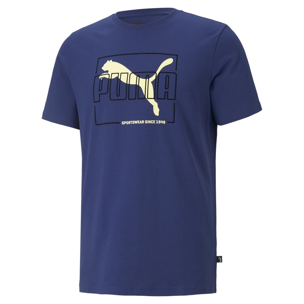 【PUMA官方旗艦】基本系列Flock短袖T恤 男性 58777012