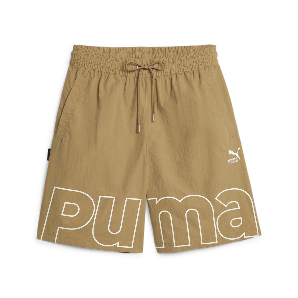 【PUMA官方旗艦】流行系列P.Team 8吋短風褲 男性 62133485