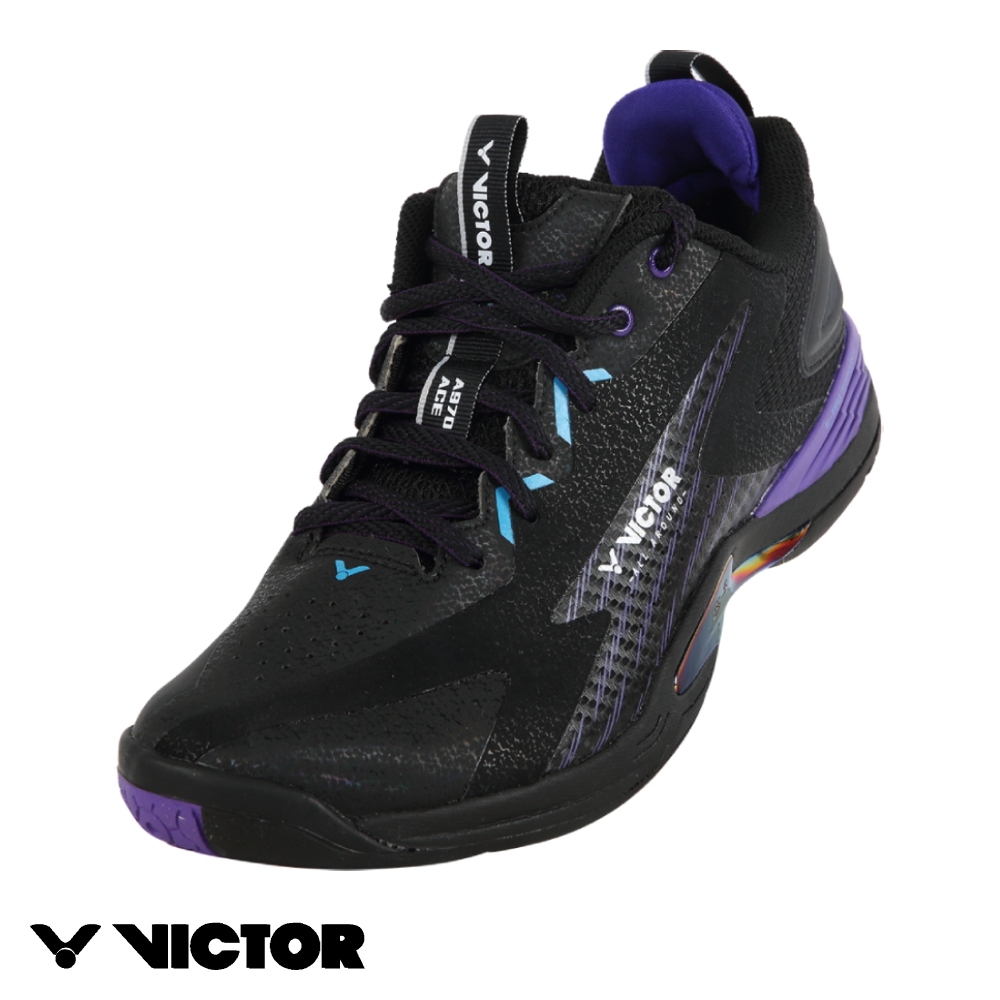 【VICTOR 勝利體育】羽球鞋(A970ACE C 黑)