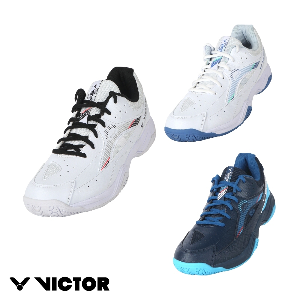 【VICTOR 勝利體育】羽球鞋 寬楦(A170II A/B 白/深海藍)