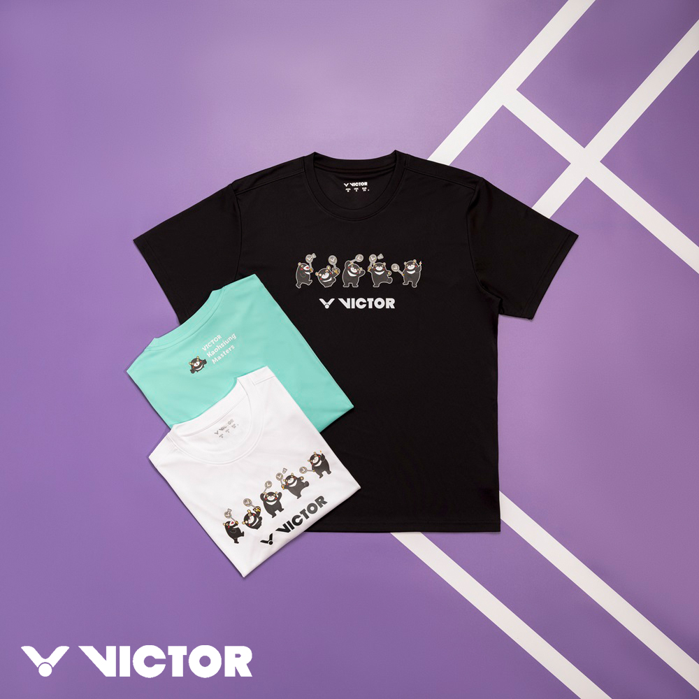 【VICTOR 勝利體育】2024高雄大師賽紀念T-shirt(T-VKO24 A/C/M 白/黑/藍綠)