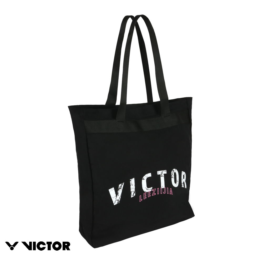 【VICTOR 勝利體育】VICTOR X LZJ 帆布袋(BG5910LZJ C 黑)