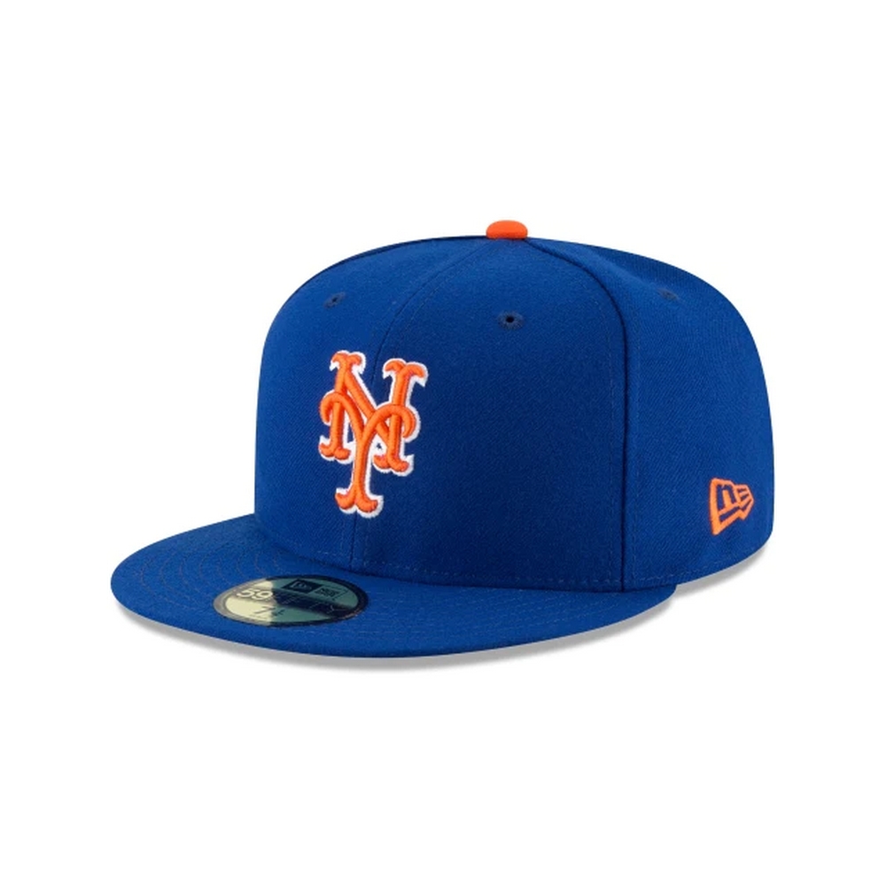 【NEW ERA】5950 MLB 球員帽 大都會 藍-NE70340967