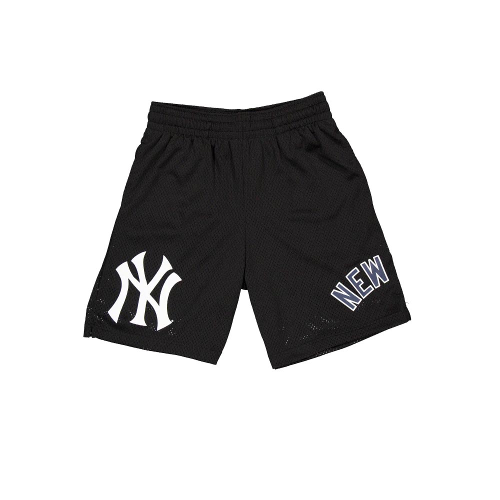 【NEW ERA】短褲 Q124Shorts 紐約洋基 黑-NE60500396