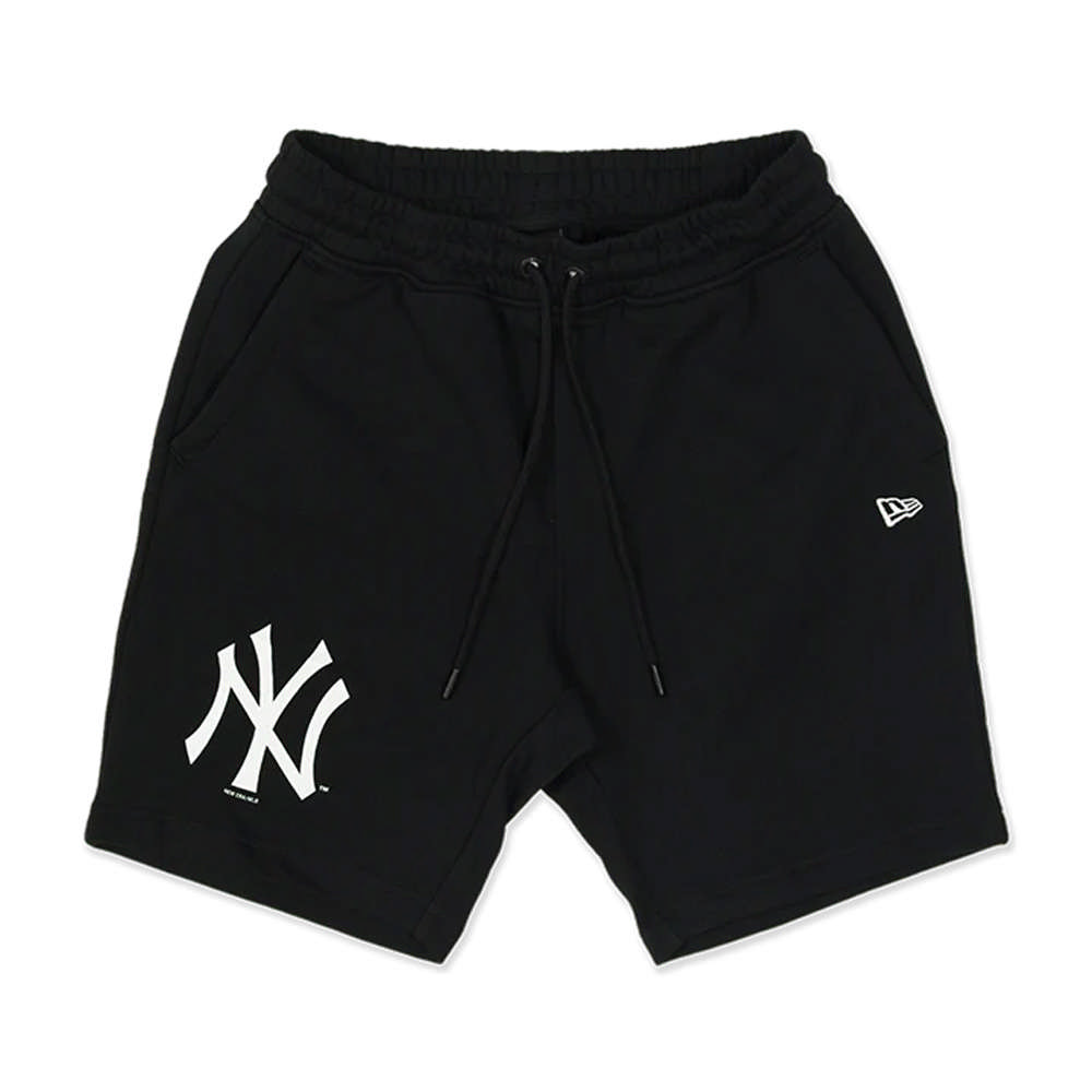 【NEW ERA】短褲 ESSENTIAL 紐約洋基 黑-NE13527287